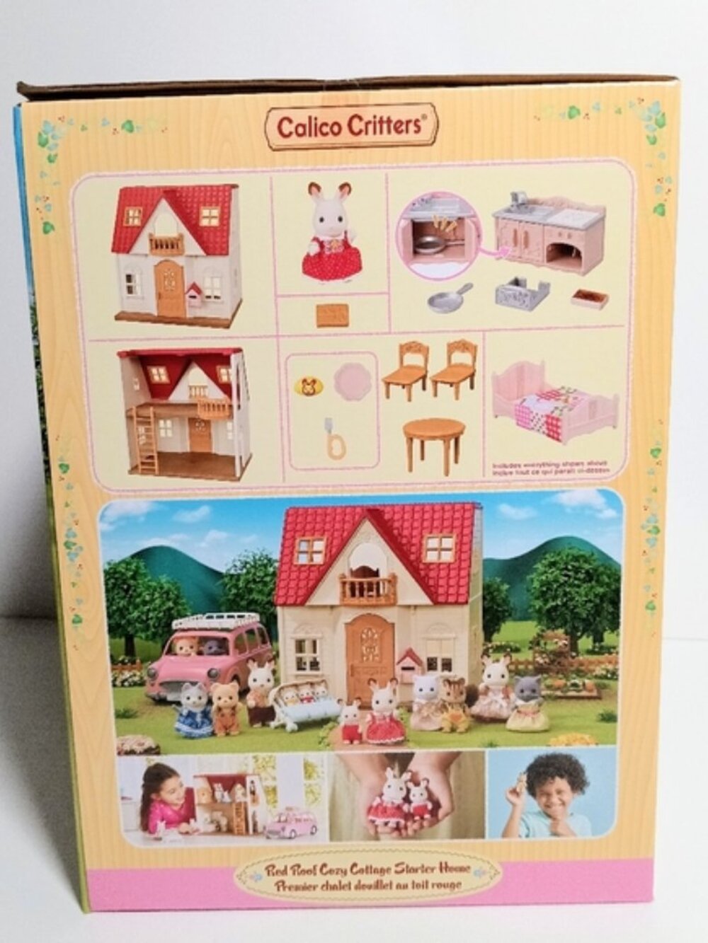 Calico Critters Red Roof Cozy Cottage Starter Home Dollhouse with Rabbit - Picture 7 of 8